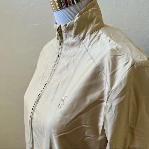 Ralph Lauren Golf Reese Classics Lightweight Shiny Windbreaker Jacket Sz M $198 - Picture 6 of 15